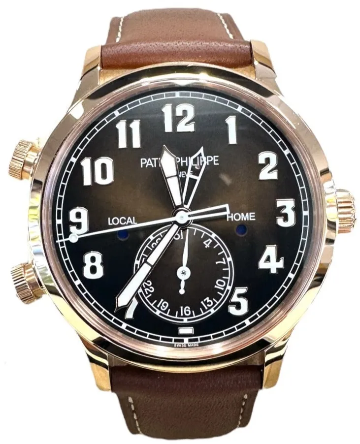 Patek Philippe Calatrava 5524R-001 42mm Rose gold Brown