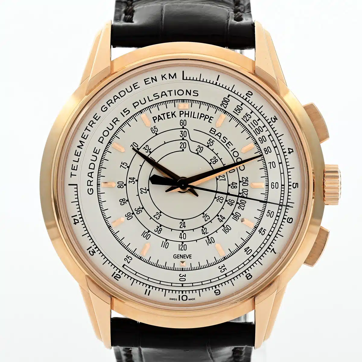 Patek Philippe Multi-Scale Chronograph 5975R-001 40mm Rose gold Silver