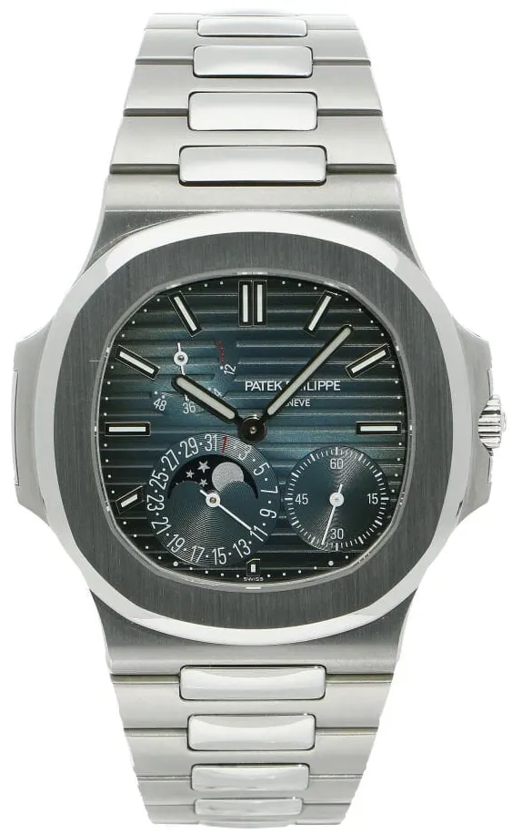 Patek Philippe Nautilus Moonphase 5712/1A-001 40mm Stainless steel Blue