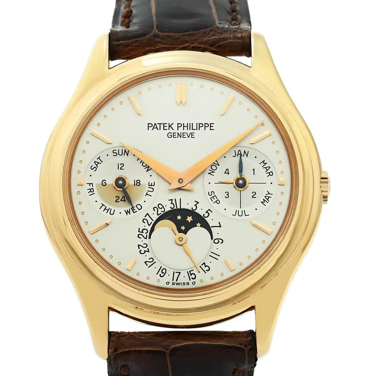 Patek Philippe Perpetual Calendar 3940R 36mm Rose gold Silver