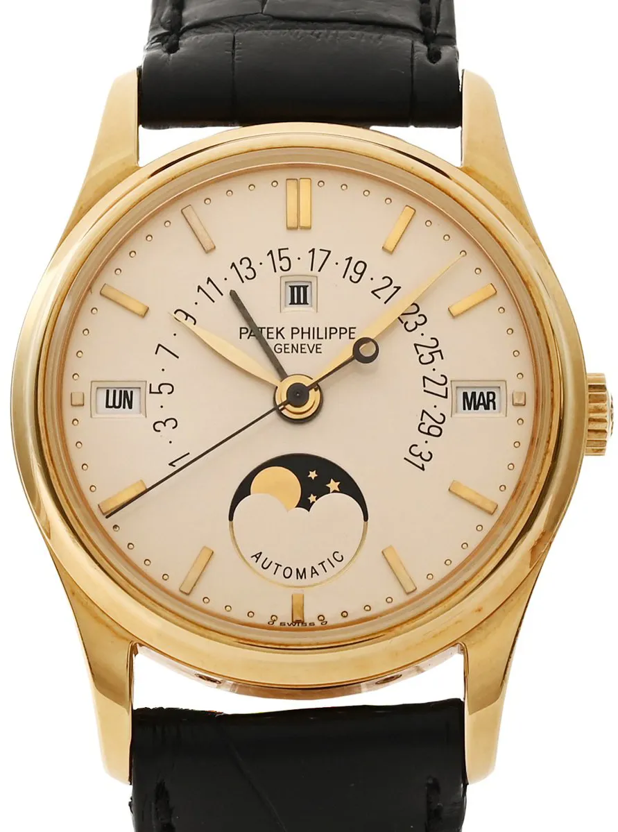 Patek Philippe Perpetual Calendar 5050 36mm Yellow gold Silver