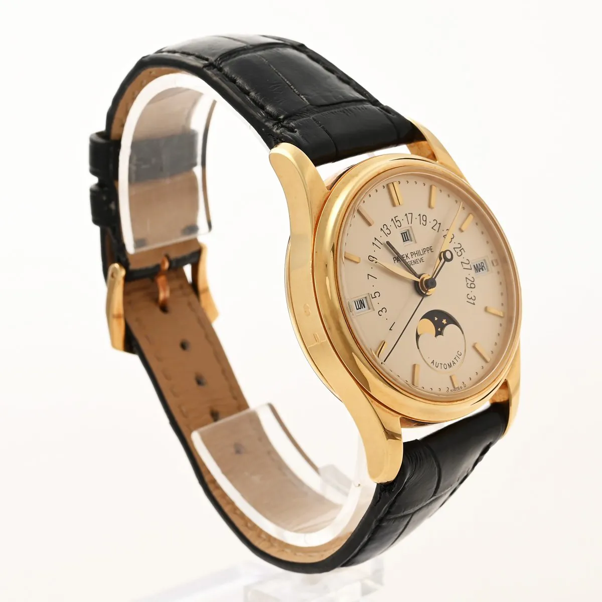 Patek Philippe Perpetual Calendar 5050 36mm Yellow gold Silver 2