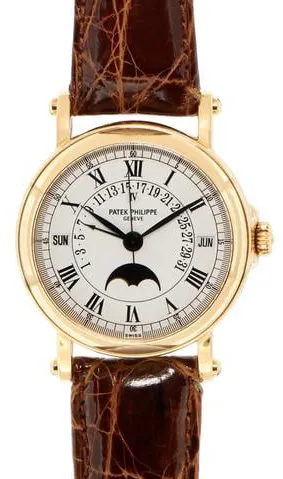 Patek Philippe Perpetual Calendar 5059J 36mm Yellow gold White