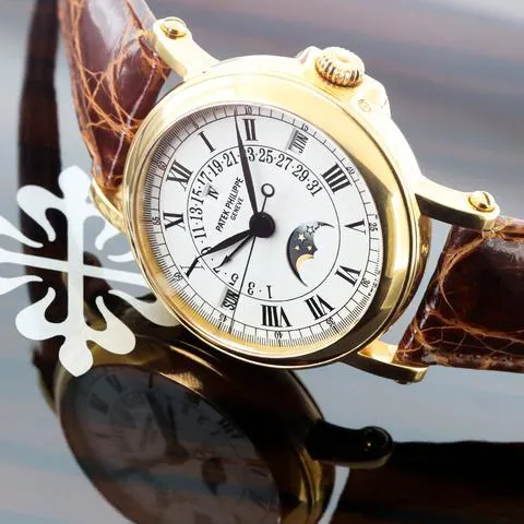 Patek Philippe Perpetual Calendar 5059J 36mm Yellow gold White 3