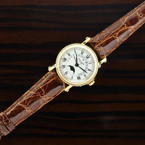 Patek Philippe Perpetual Calendar 5059J 36mm Yellow gold White 4