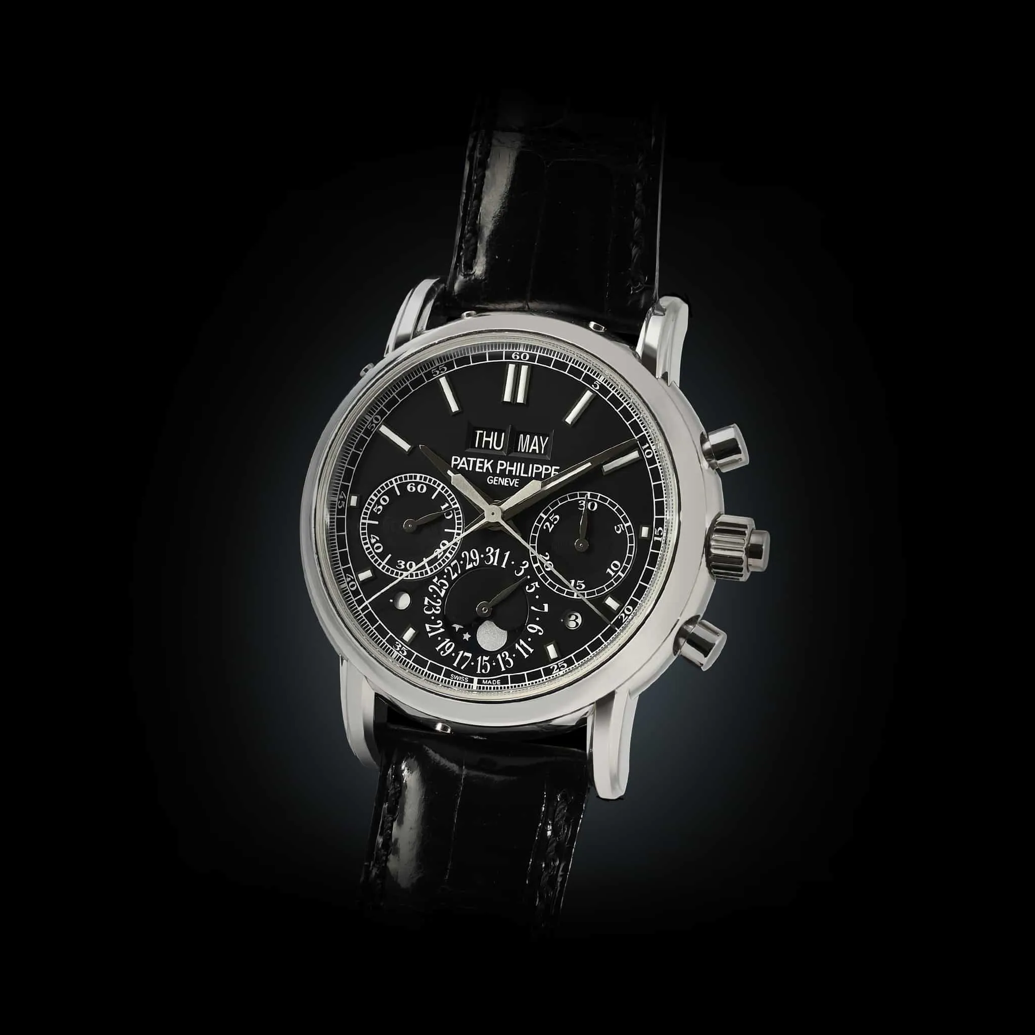 Patek Philippe Perpetual Calendar Split-Seconds Chronograph 5204P-011 40mm Platinum Black