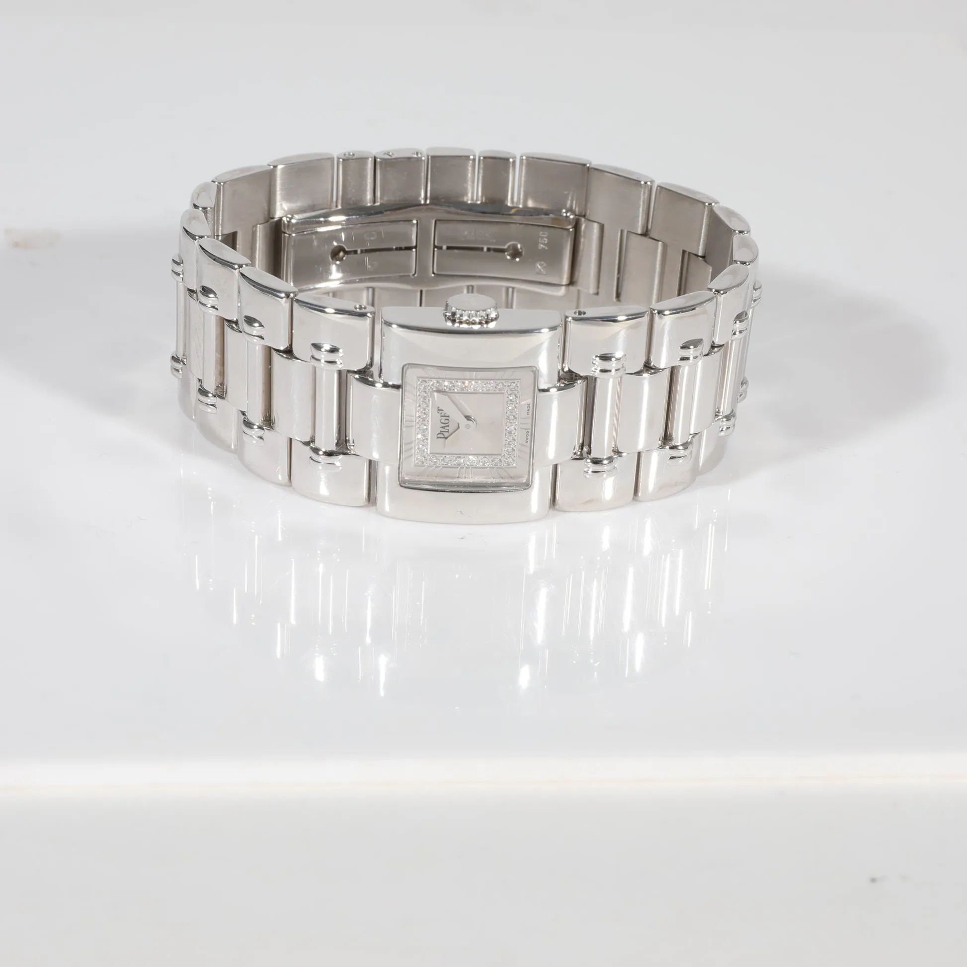 Piaget Dancer 50010 K38 21mm White gold Silver 4