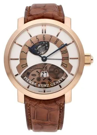 Pierre Kunz PKG 017 FHR GD 44mm Rose gold White