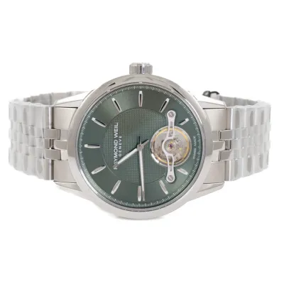 Raymond Weil Freelancer 2780-ST-52001 42mm Stainless steel Green 4