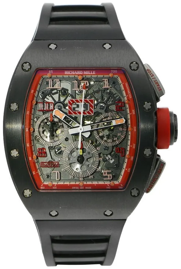 Richard Mille Felipe Massa RM 011 50mm Titanium Red