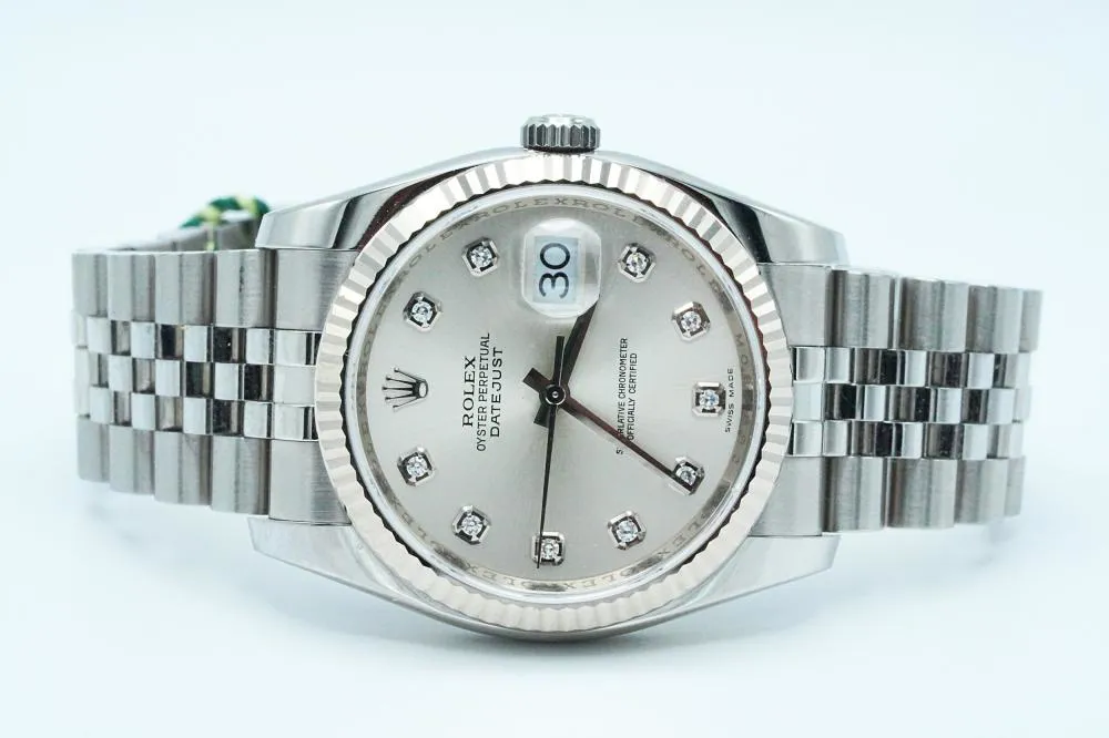 Rolex Datejust 36 116234 36mm Stainless steel and 18k white gold Silver 1