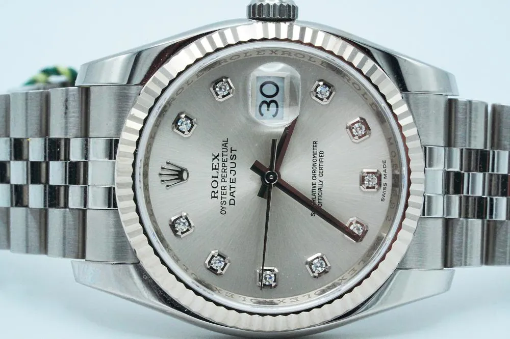 Rolex Datejust 36 116234 36mm Stainless steel and 18k white gold Silver 2