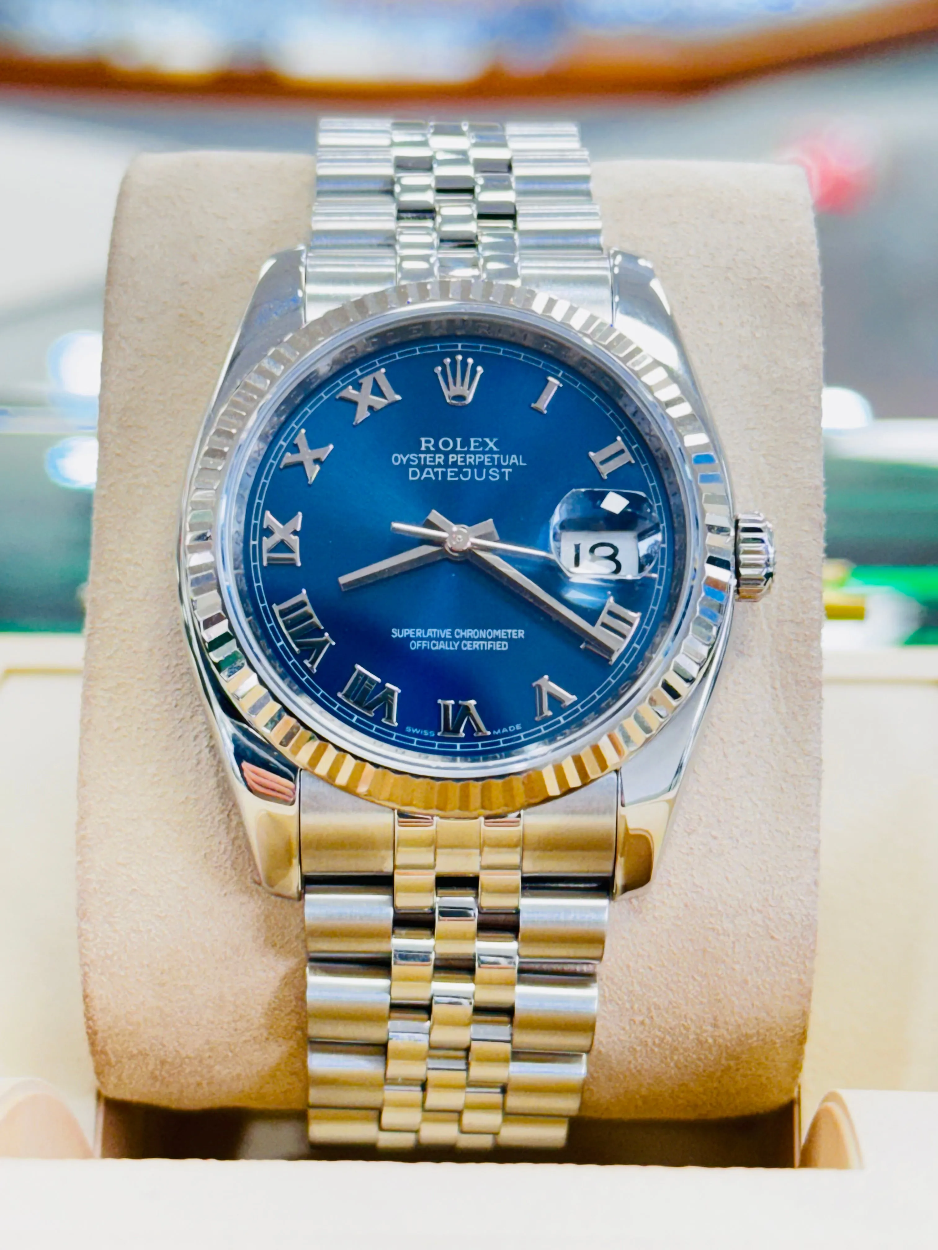 Rolex Datejust 36 116234 36mm Stainless steel Blue