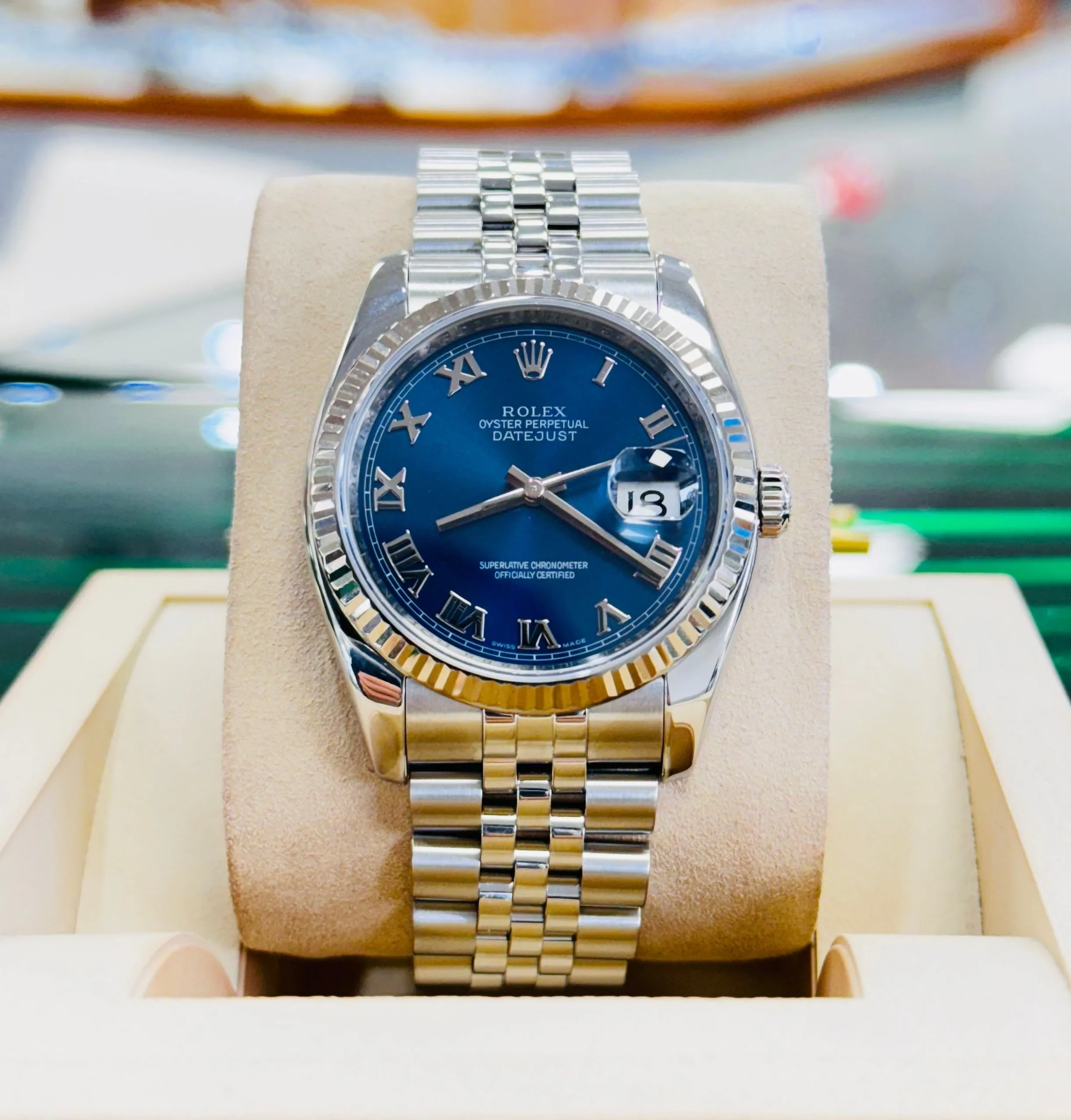 Rolex Datejust 36 116234 36mm Stainless steel Blue 2