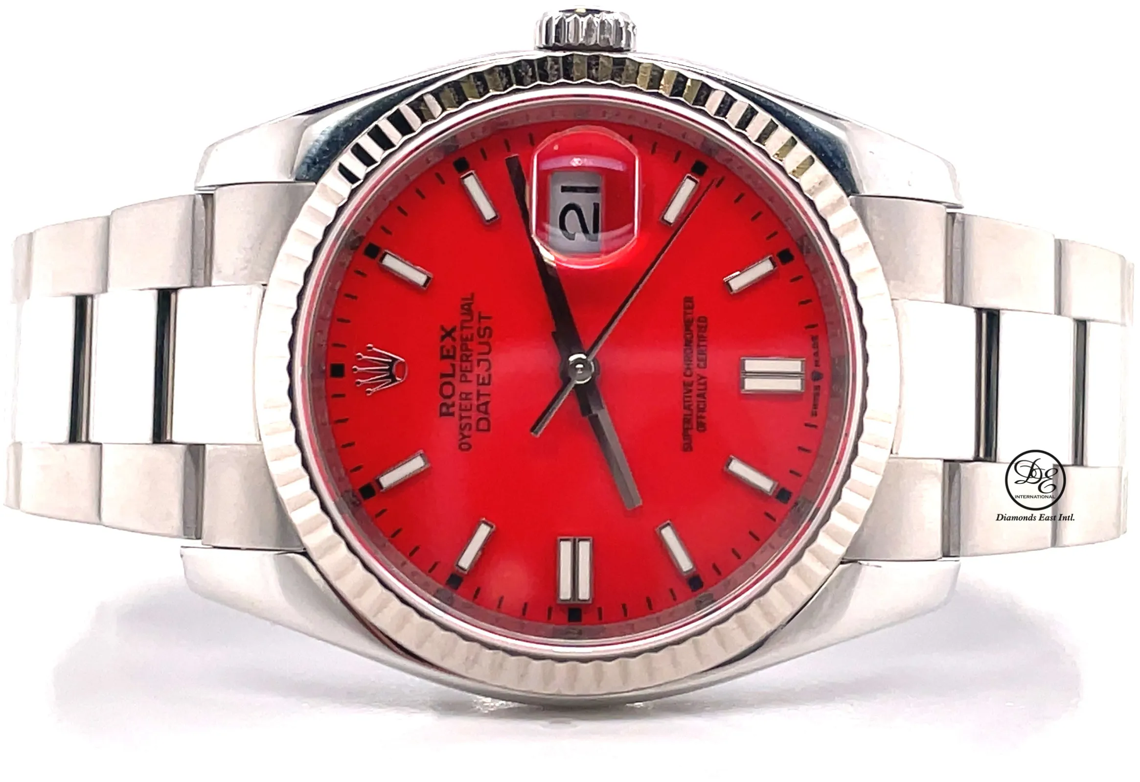 Rolex Datejust 36 116234 36mm Stainless steel Red 1