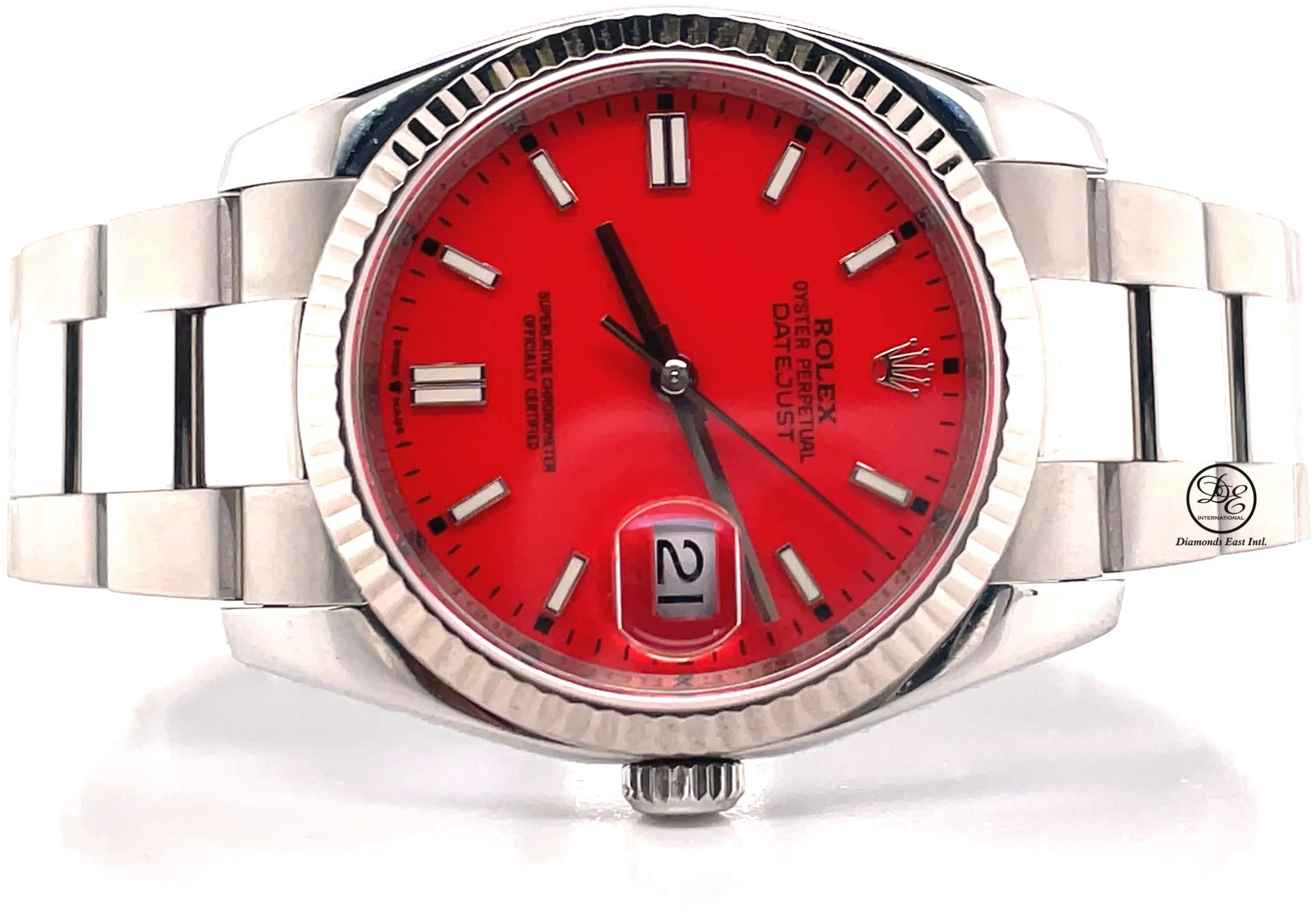 Rolex Datejust 36 116234 36mm Stainless steel Red 2