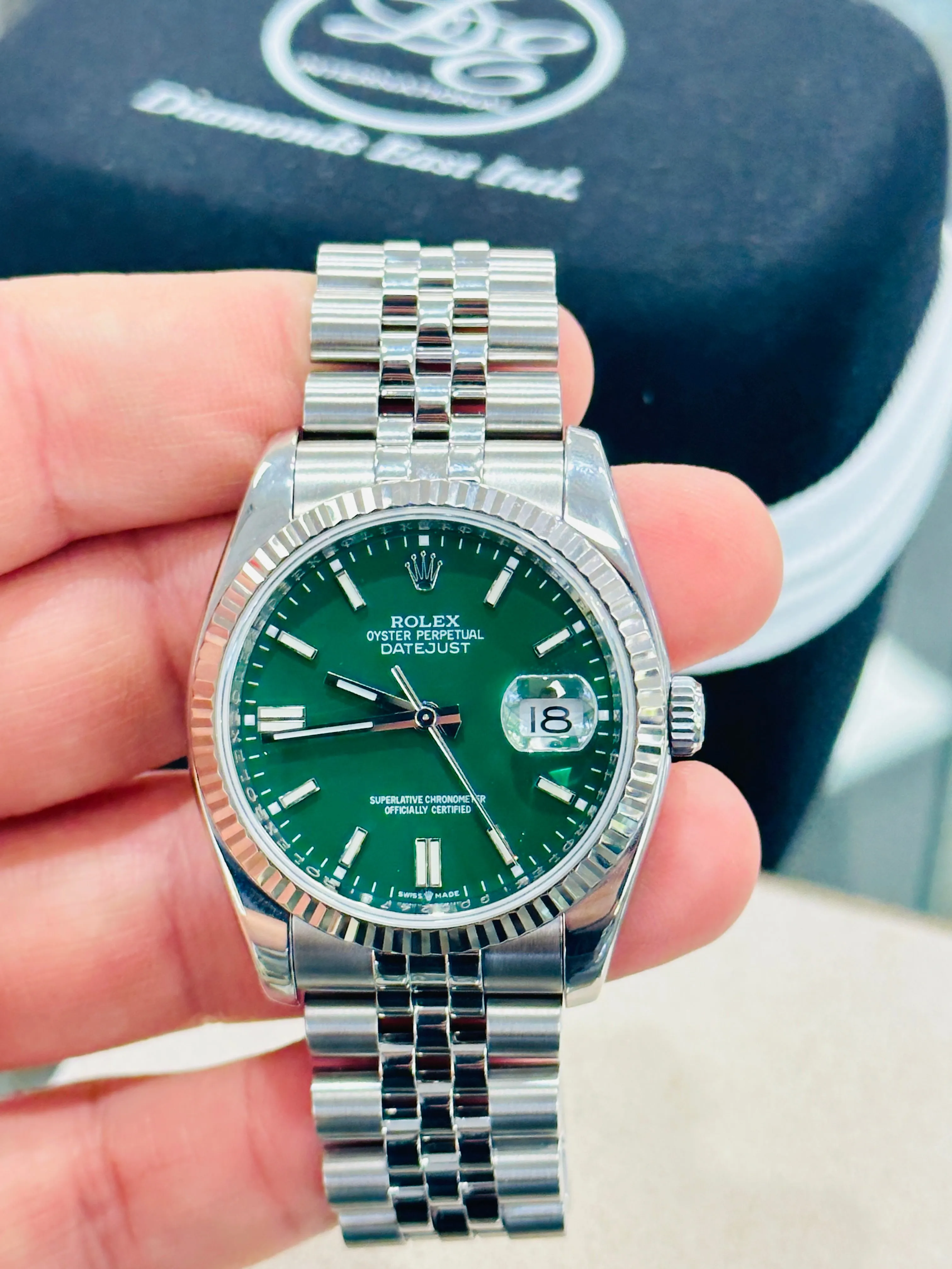 Rolex Datejust 36 116234 36mm Stainless steel Green 1