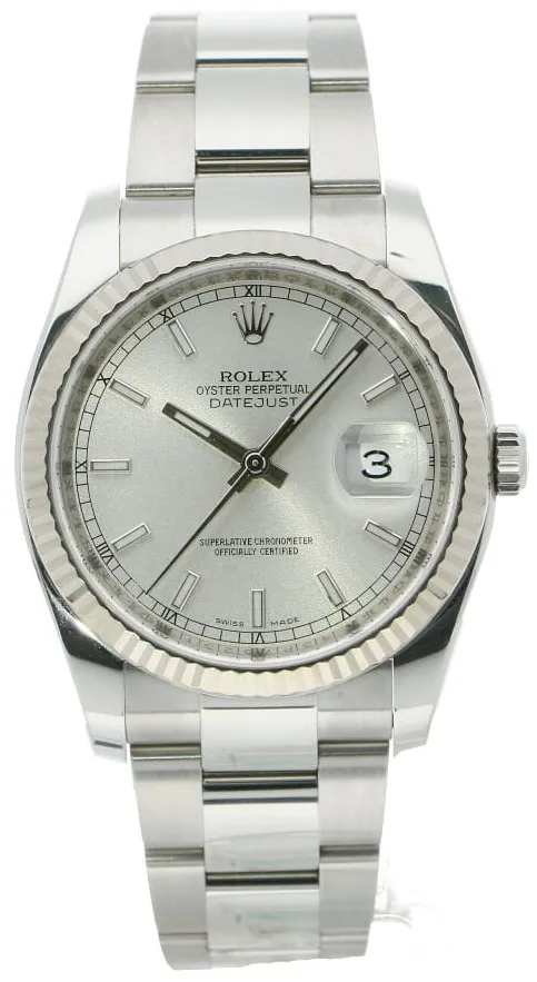 Rolex Datejust 36 116234 36mm Stainless steel Silver