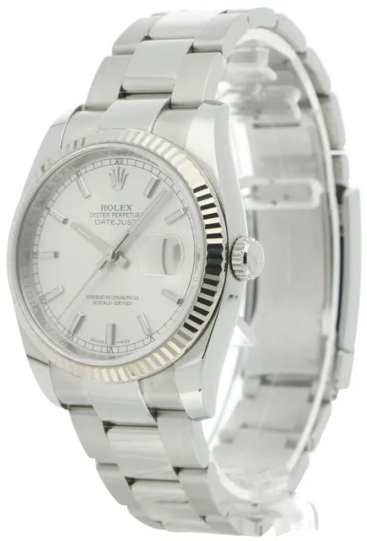 Rolex Datejust 36 116234 36mm Stainless steel Silver 12