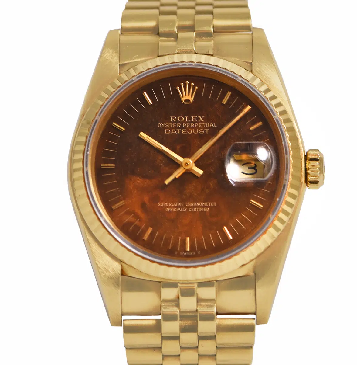 Rolex Datejust 36 16018 36mm Yellow gold Champagne