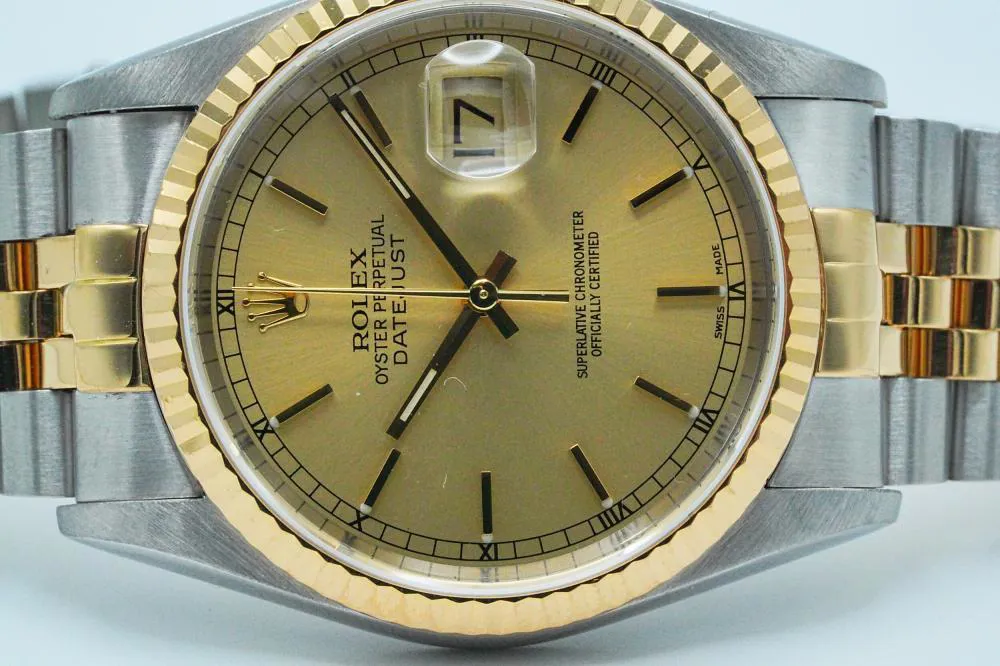 Rolex Datejust 36 16233 36mm Stainless steel and 18k yellow gold Champagne 2