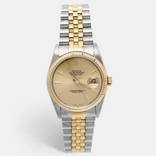 Rolex Datejust 36 16233 Stainless steel and 18k yellow gold