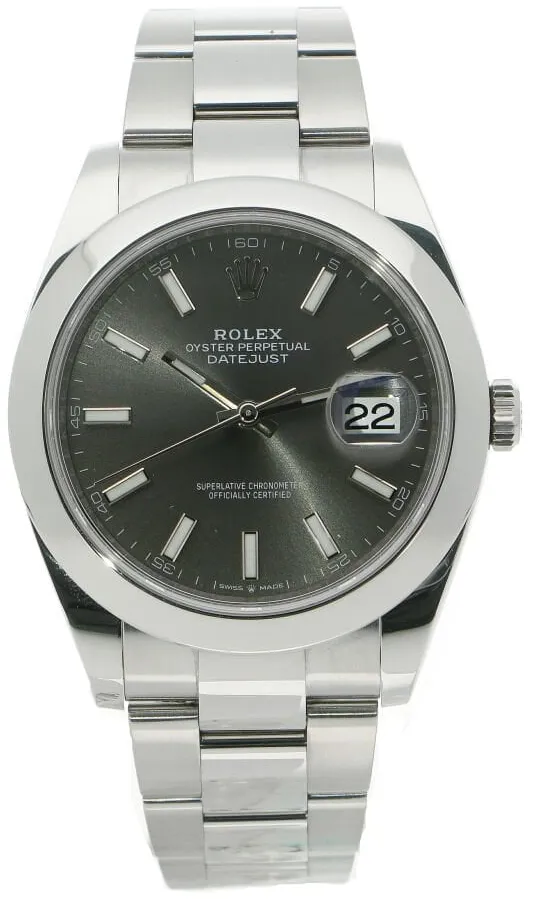 Rolex Datejust 41 126300-0007 41mm Oystersteel Gray