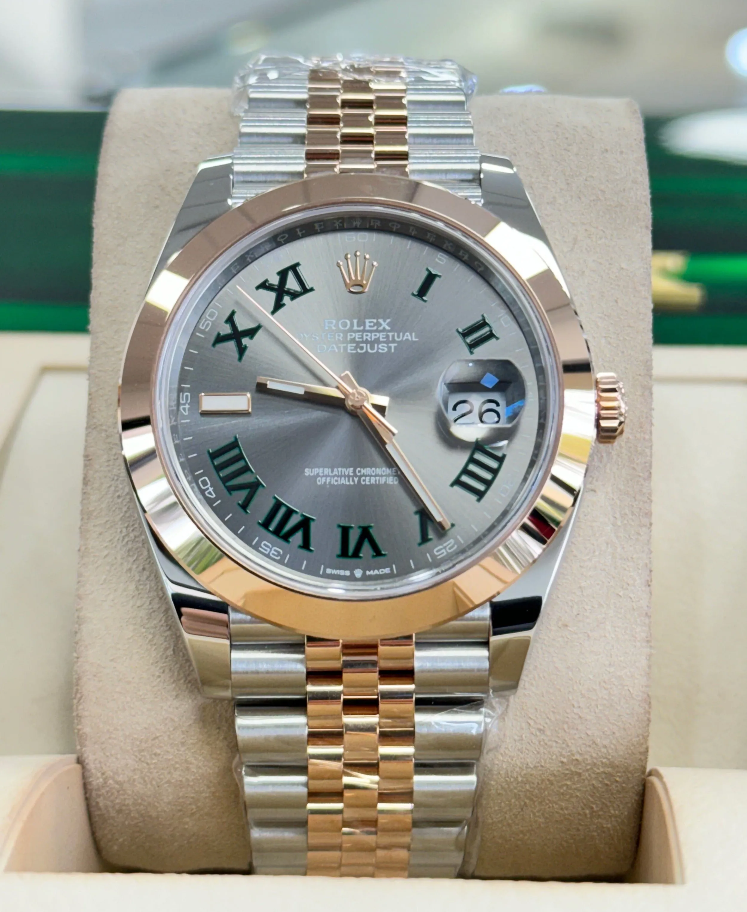 Rolex Datejust 41 126301 41mm Yellow gold and Stainless steel Gray