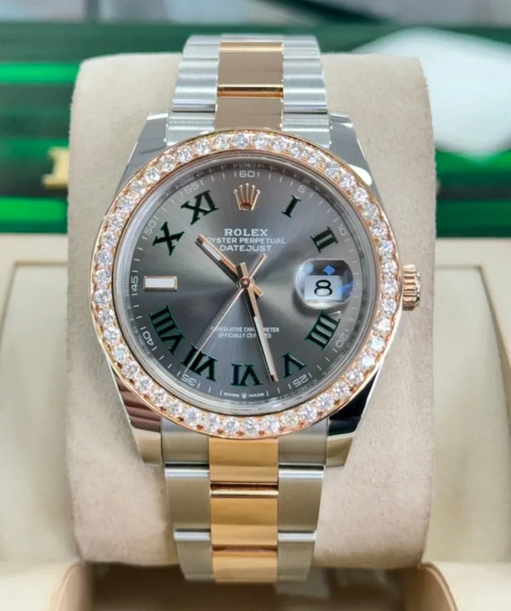 Rolex Datejust 41 126301 41mm Yellow gold and Stainless steel Wimbledon