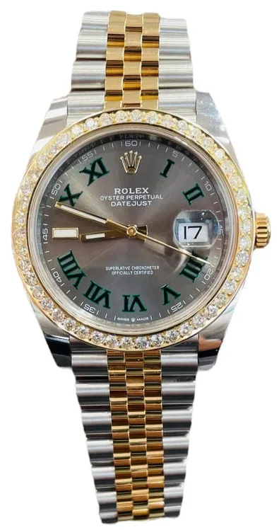 Rolex Datejust 41 126303 41mm Stainless steel Wimbledon