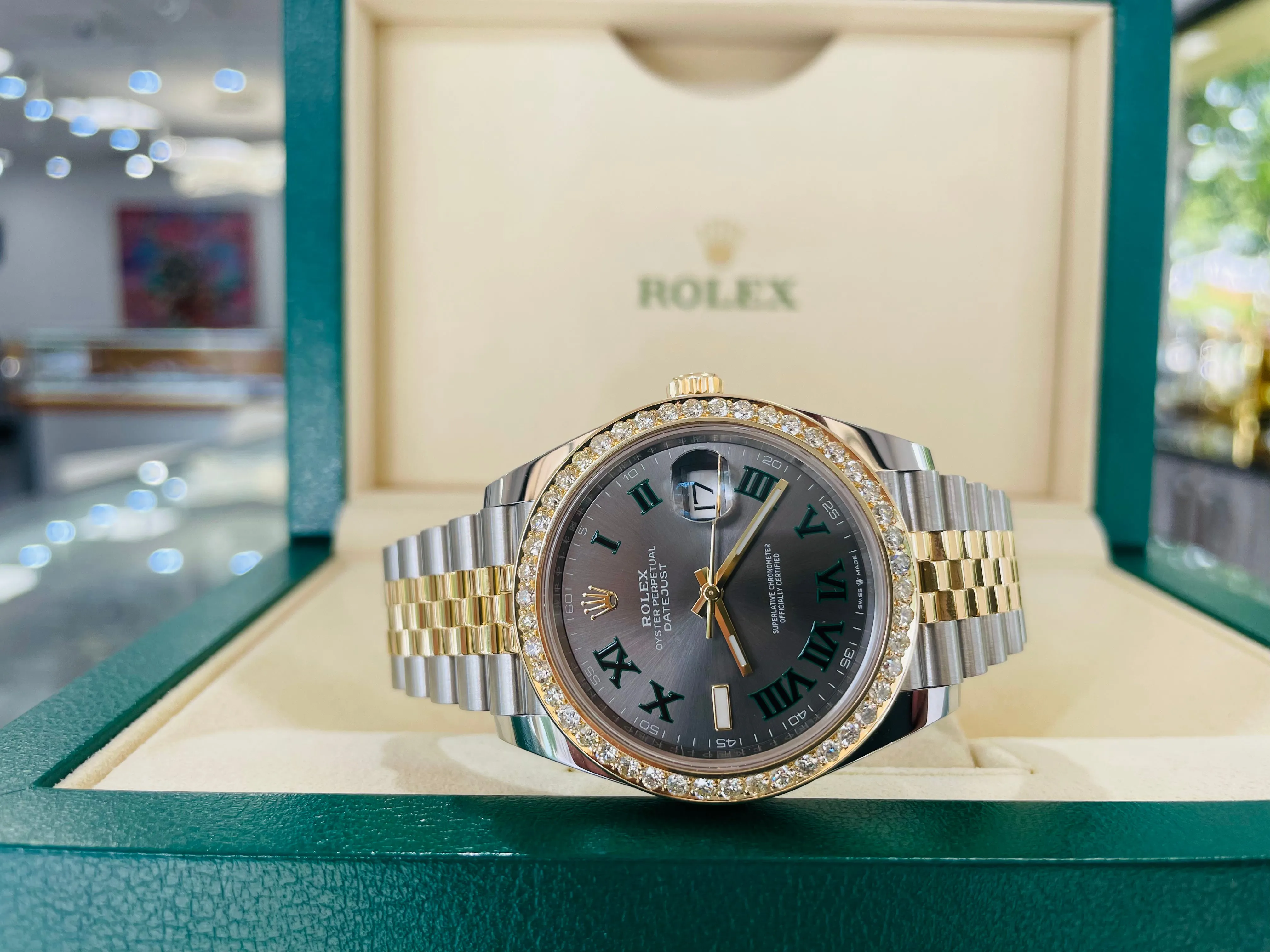 Rolex Datejust 41 126303 41mm Stainless steel Wimbledon 2