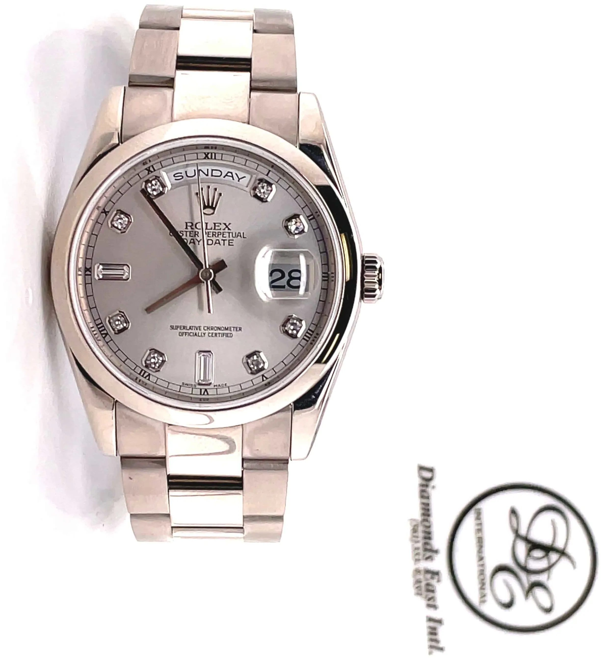 Rolex Day-Date 36 118209 36mm White gold Gray