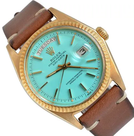 Rolex Day-Date 36 1803 36mm Yellow gold Blue