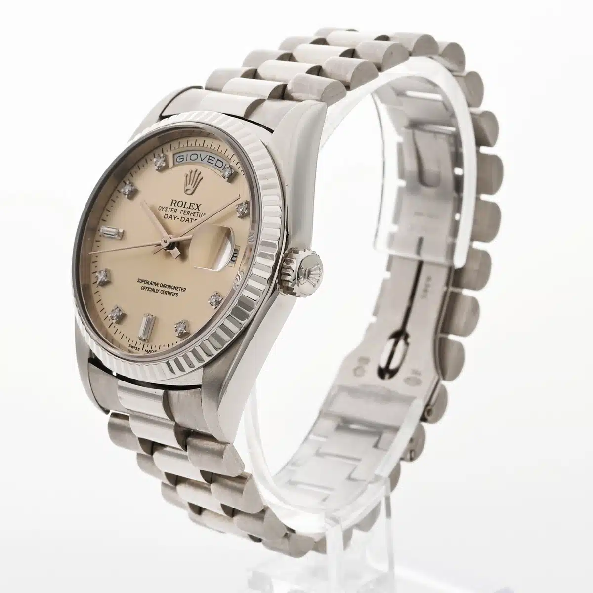 Rolex Day-Date 36 18239 36mm White gold Silver 1