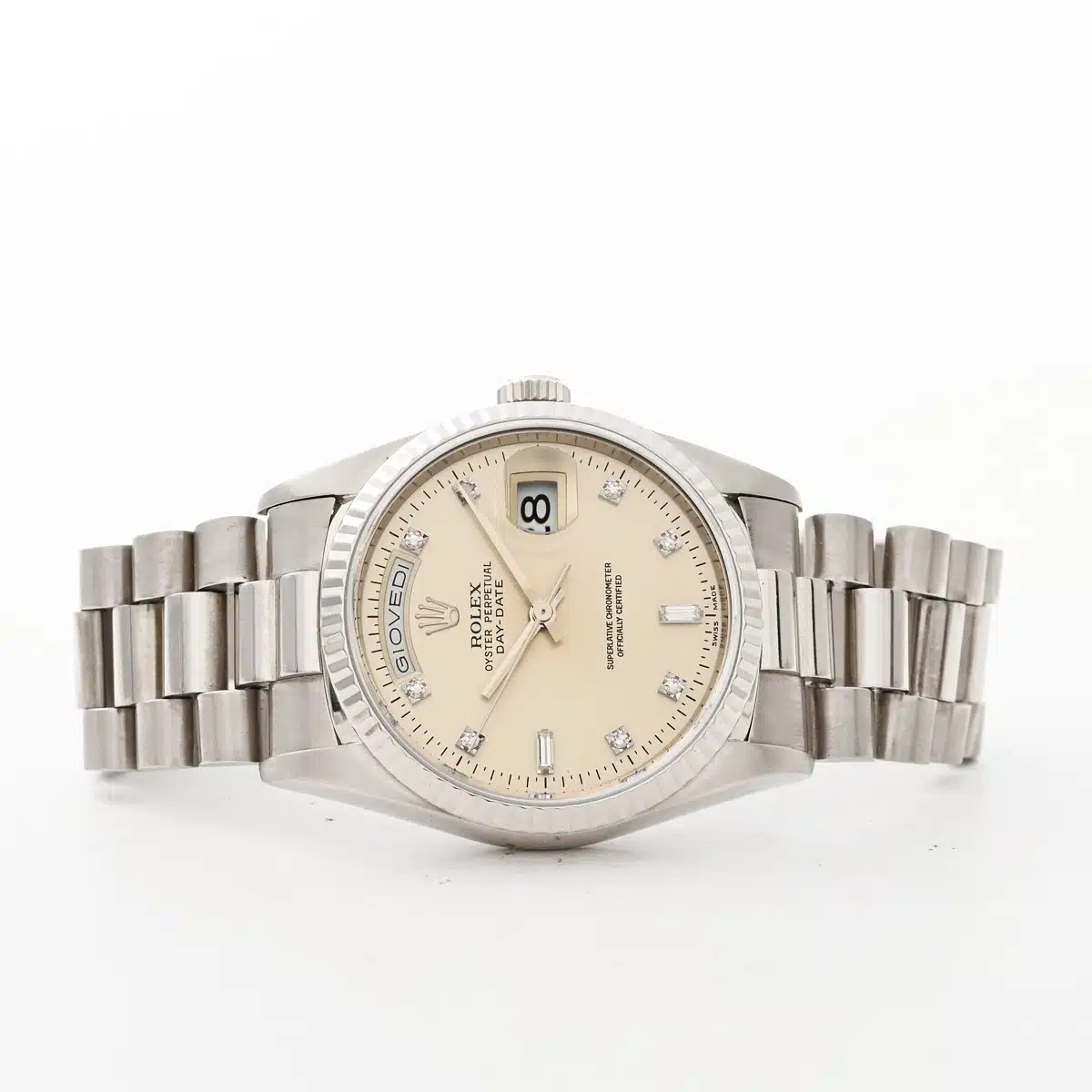 Rolex Day-Date 36 18239 36mm White gold Silver 5