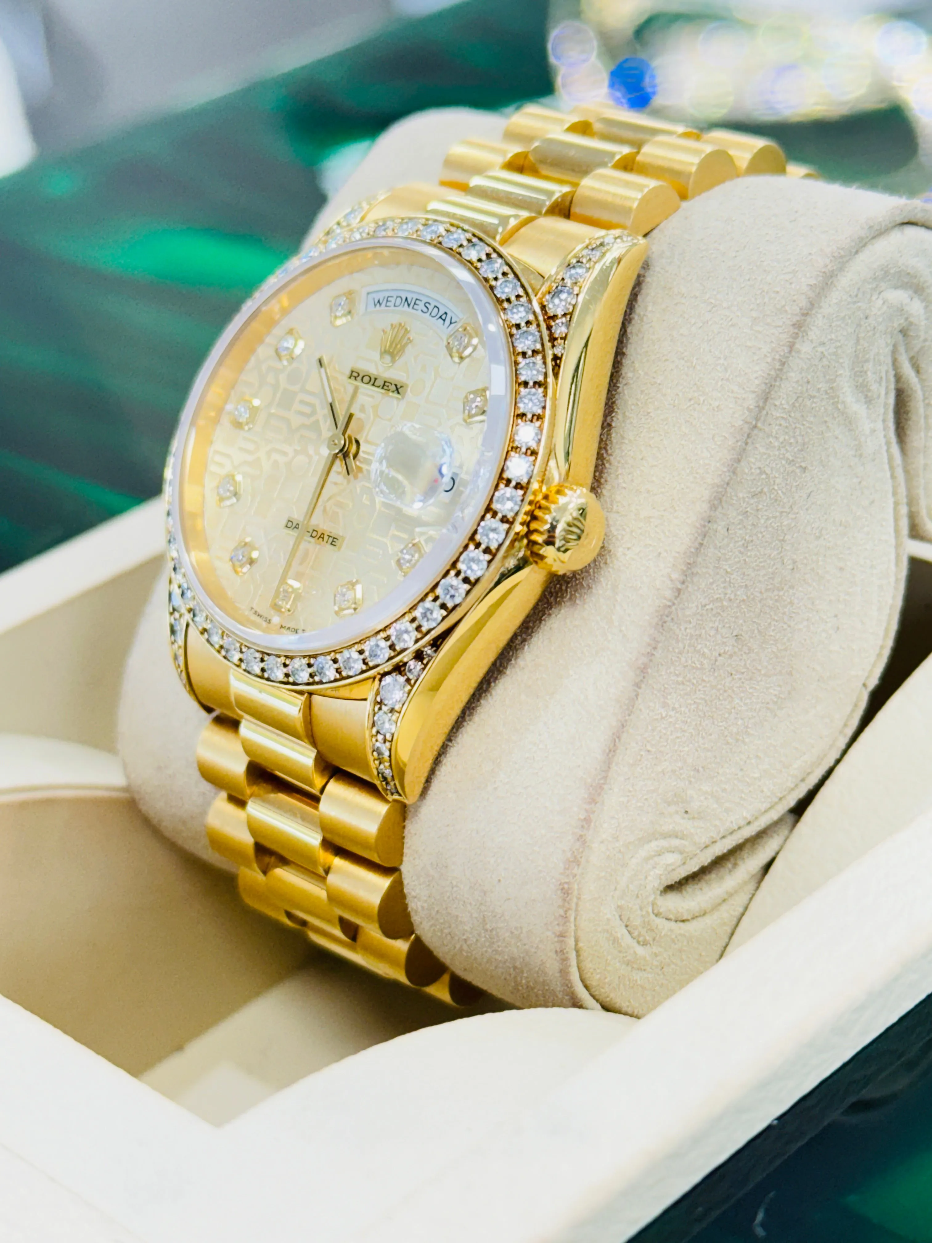 Rolex Day-Date 36 18388 36mm Yellow gold Champagne 5