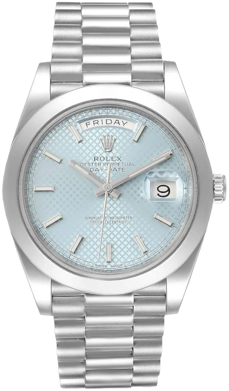 Rolex Day-Date 40 228206 40mm Platinum Blue