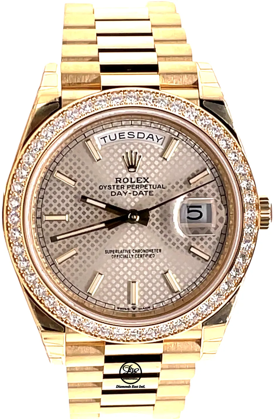 Rolex Day-Date 40 228348RBR 40mm Yellow gold Silver