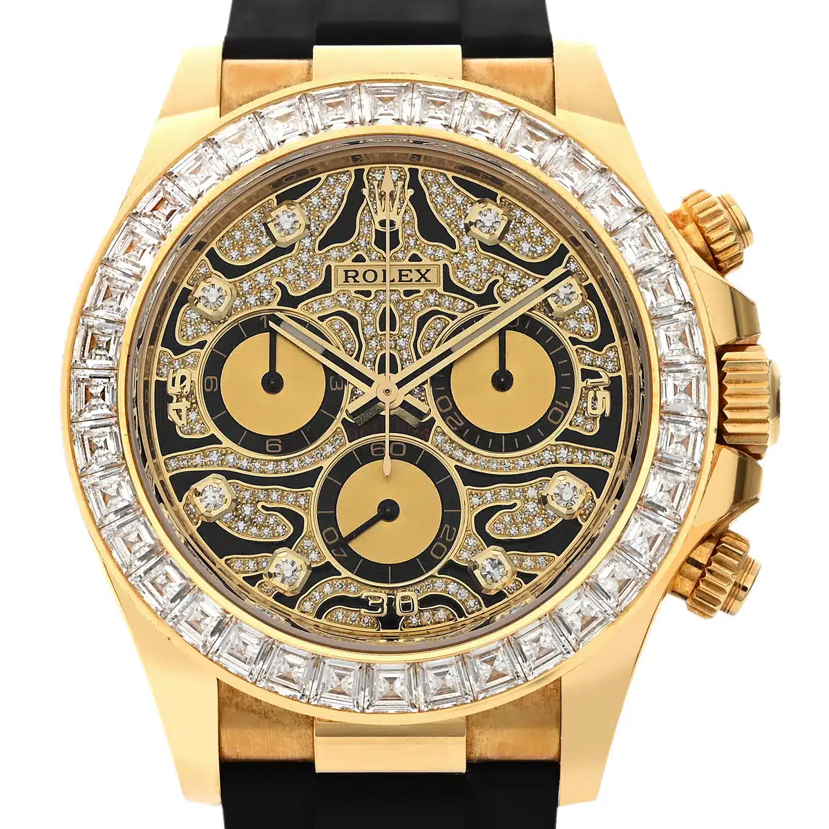 Rolex Daytona 116588TBR 40mm Yellow gold Black and Golden and Artistic dial