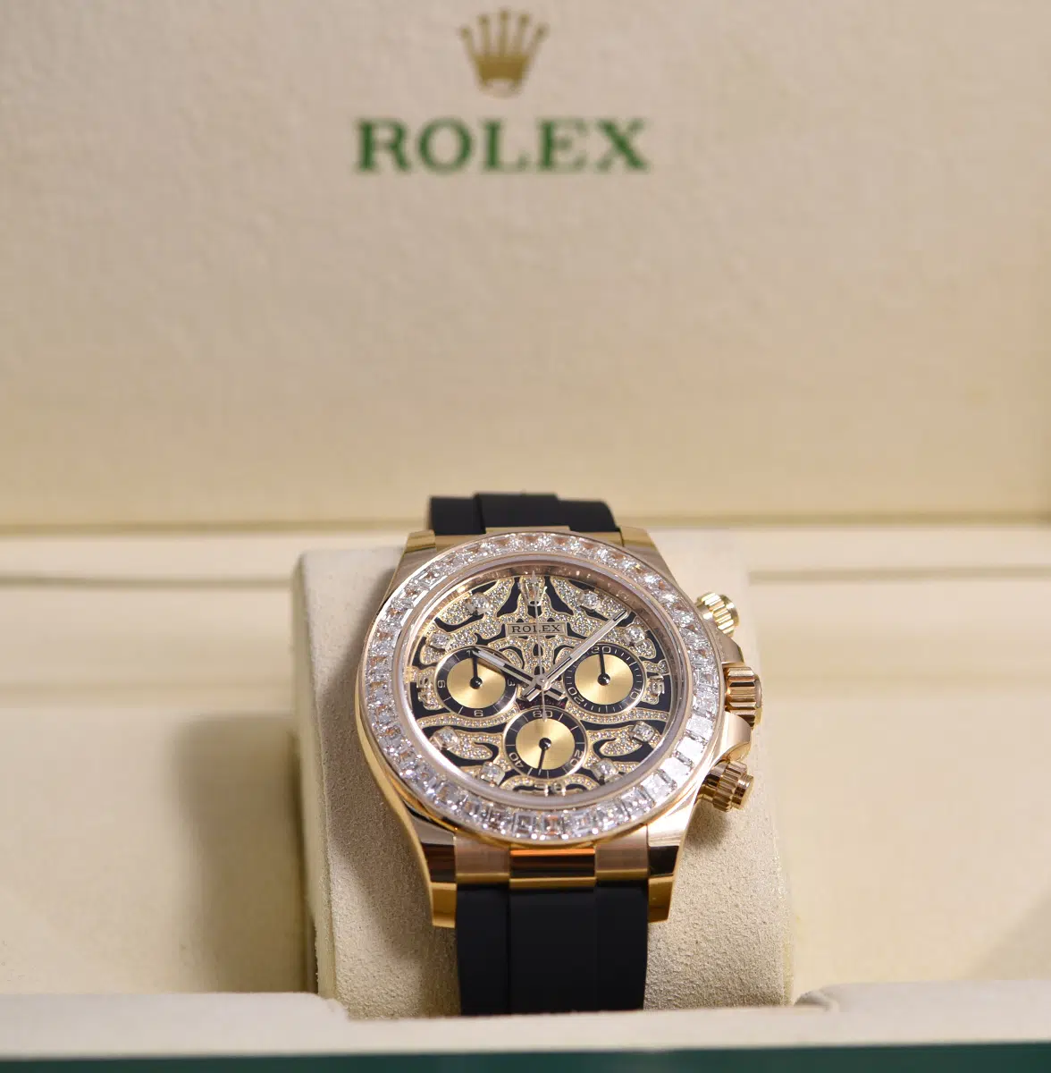 Rolex Daytona 116588TBR 40mm Yellow gold Black and Golden and Artistic dial 1