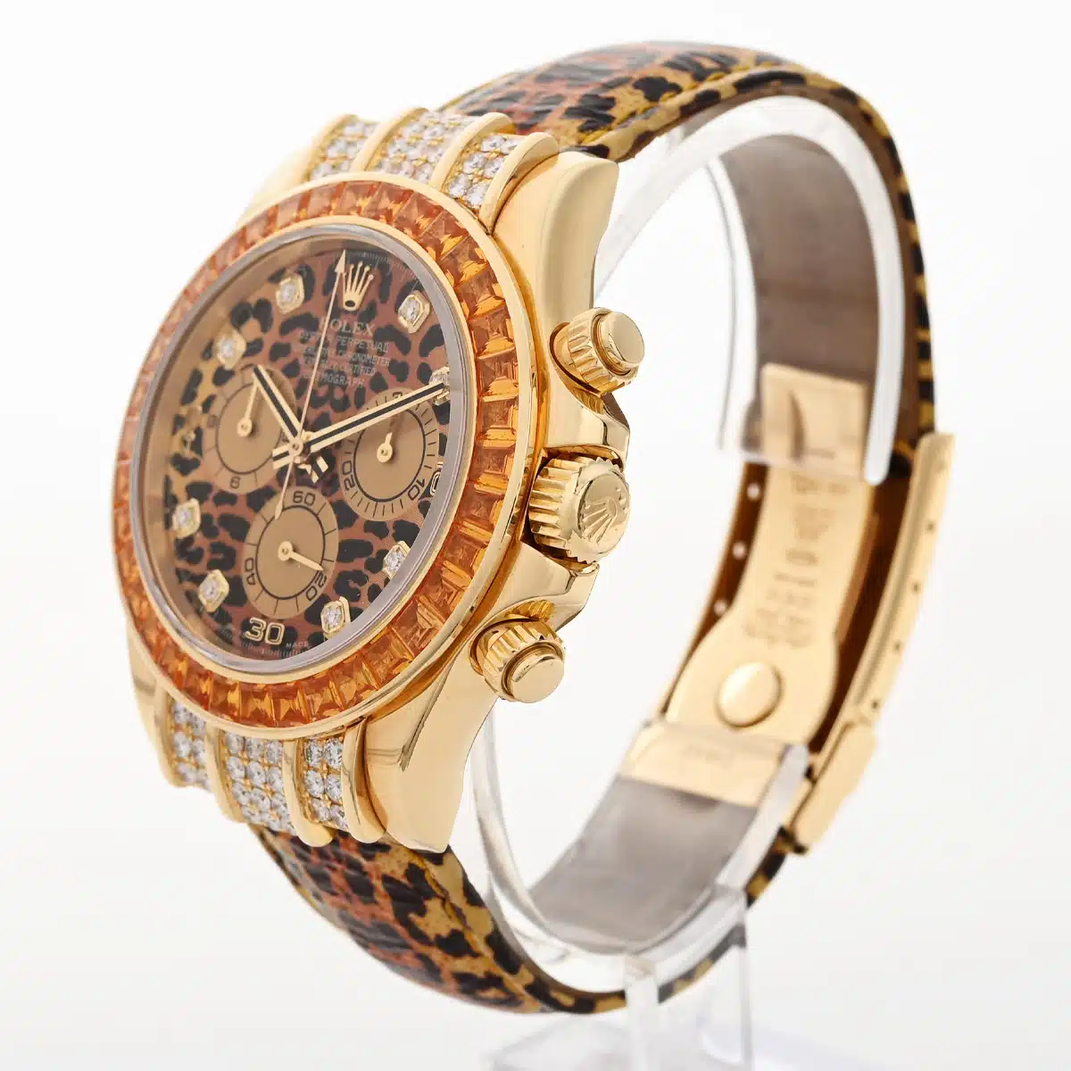 Rolex Daytona 116598 SACO 40mm Yellow gold Leopard 1