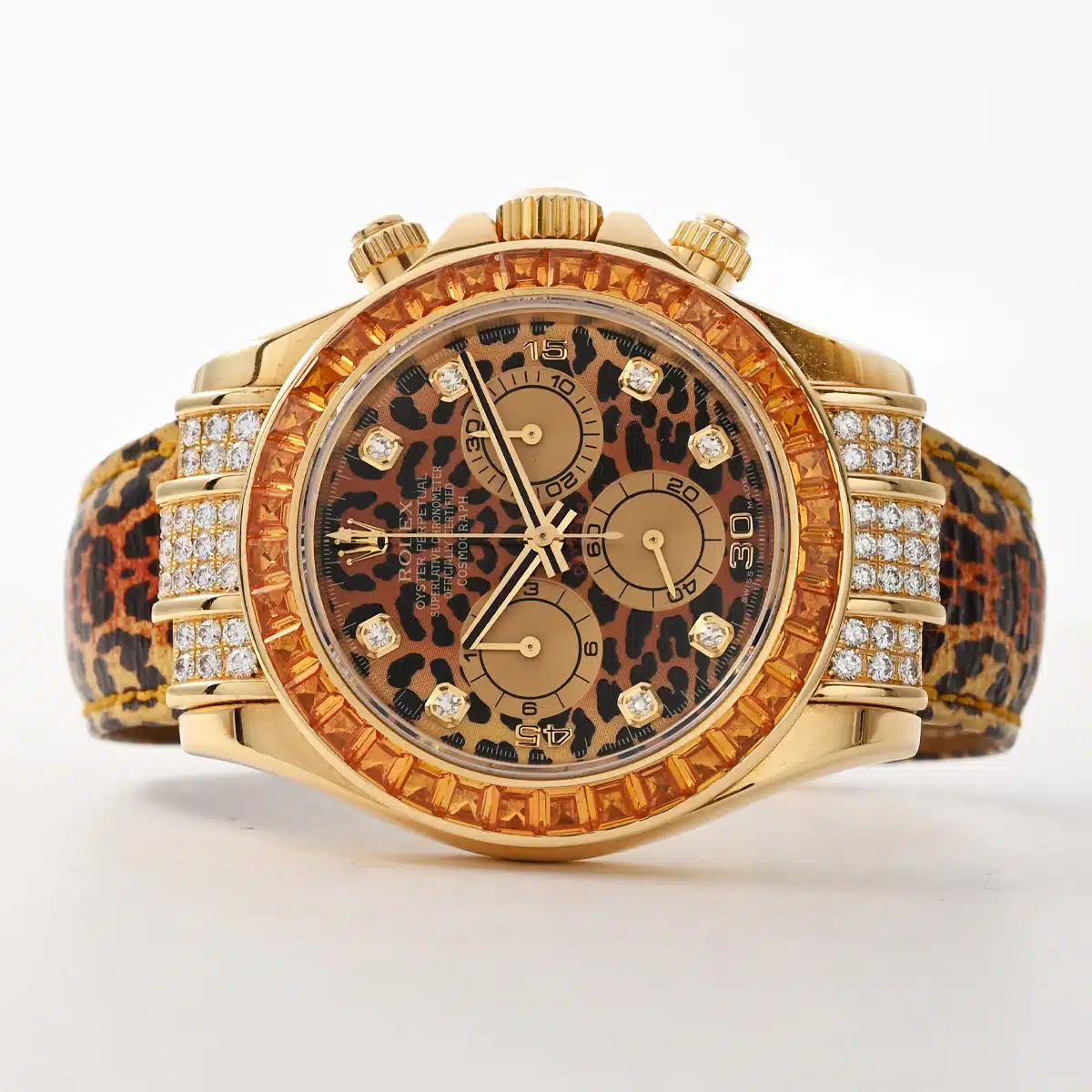 Rolex Daytona 116598 SACO 40mm Yellow gold Leopard 4