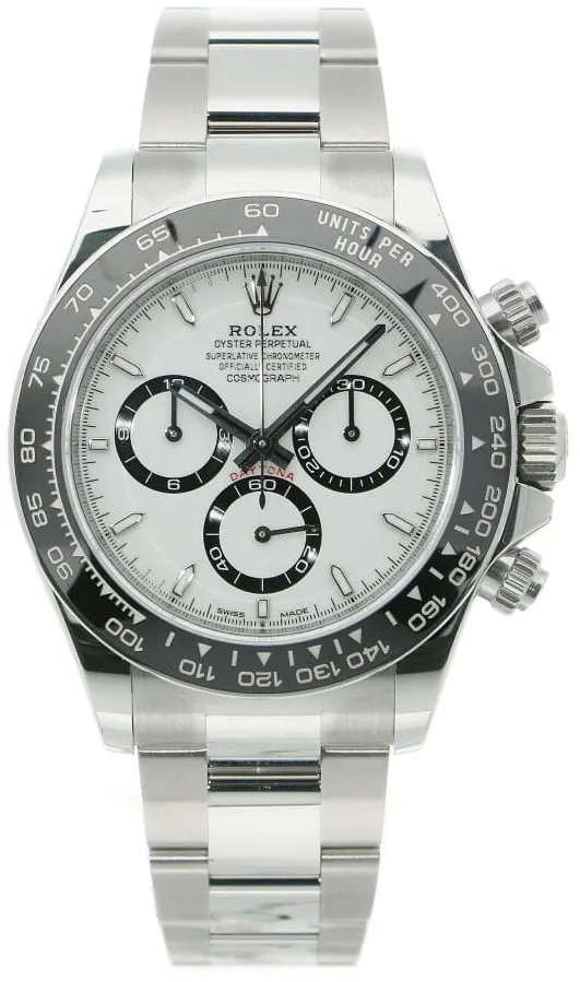 Rolex Daytona 126500LN 40mm Stainless steel White