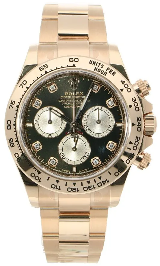 Rolex Daytona 126505-0002 40mm Everose gold Black