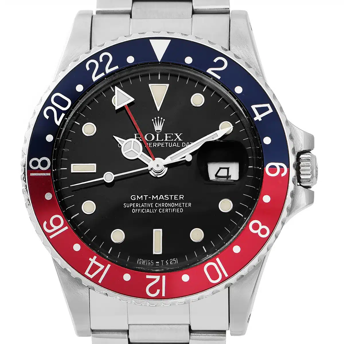 Rolex GMT-Master 16750 40mm Stainless steel Black