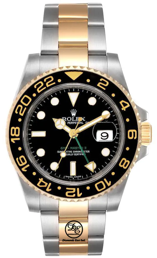 Rolex GMT-Master II 116713LN 40mm Rose gold and Stainless steel Black