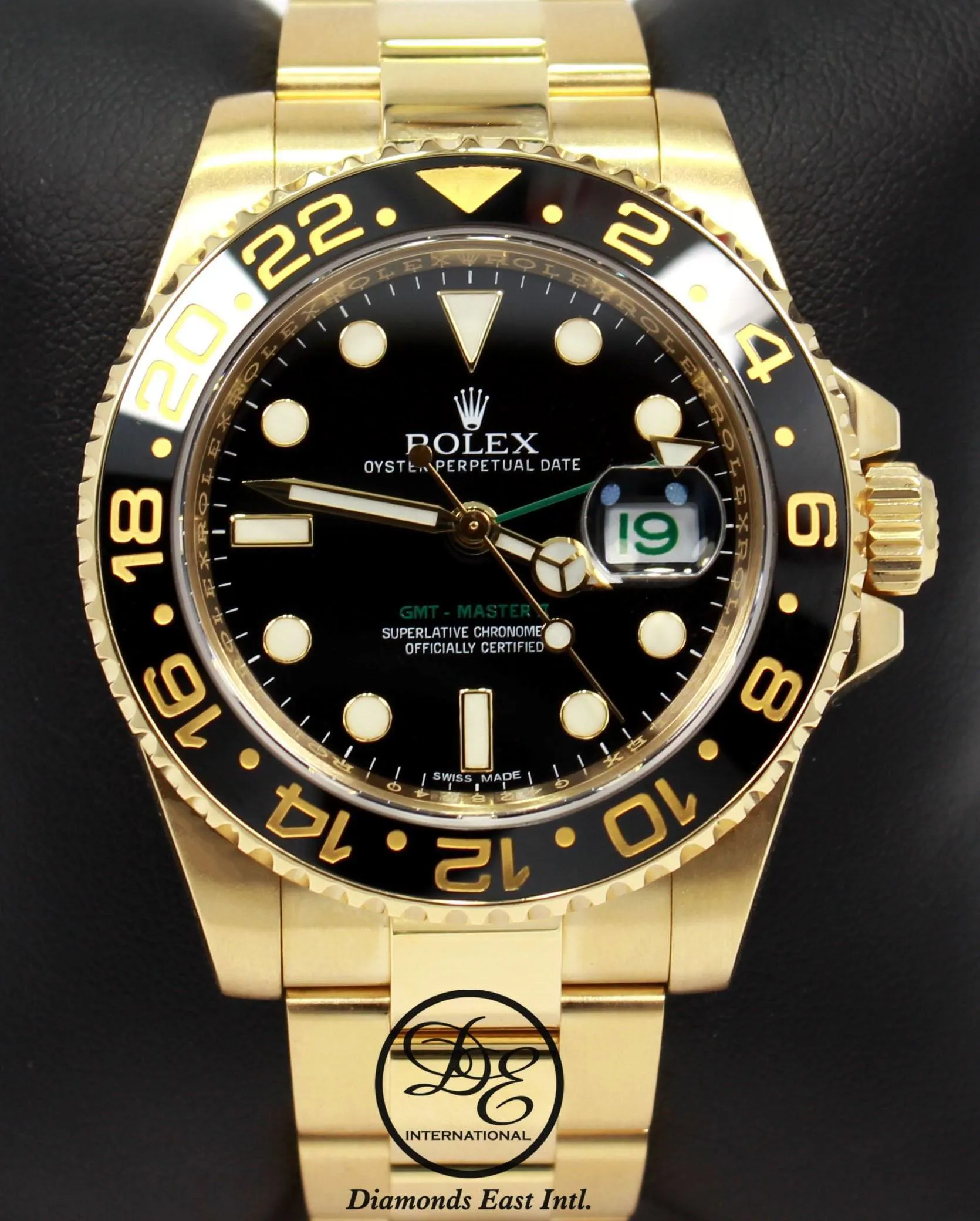 Rolex GMT-Master II 116718 40mm Yellow gold and 18k yellow gold Diamond 2