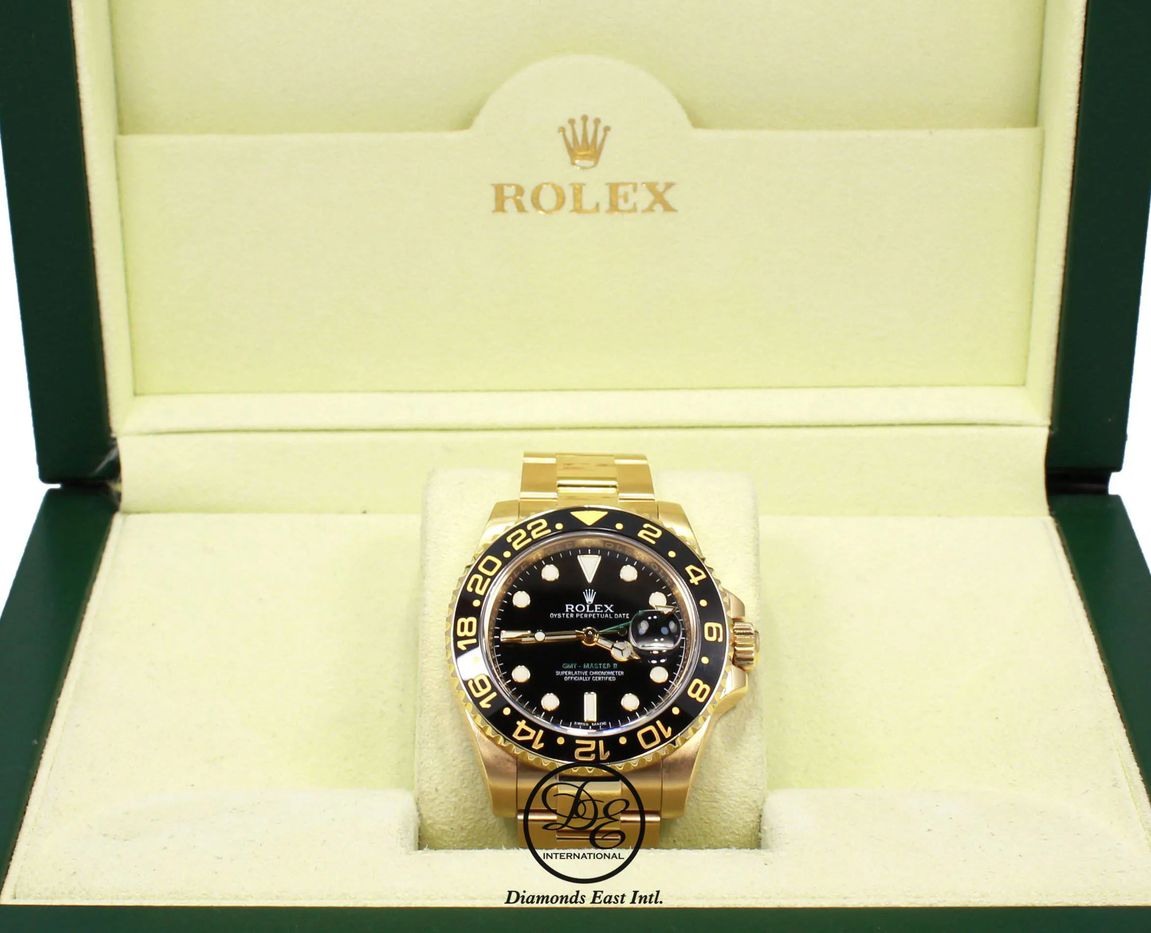 Rolex GMT-Master II 116718 40mm Yellow gold and 18k yellow gold Diamond 7