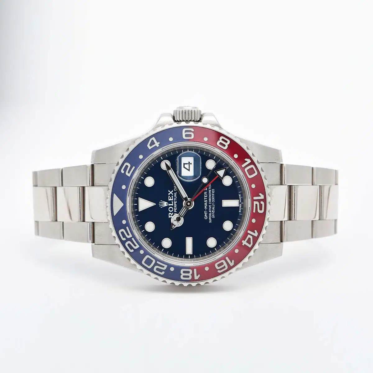 Rolex GMT-Master II 116719BLRO 40mm White gold Blue 4