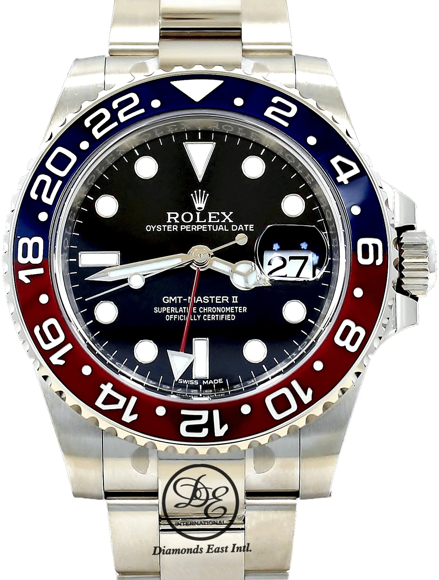 Rolex GMT-Master II 116719BLRO 40mm White gold Black